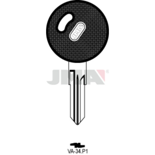 Chei Otel Plastic Negru VA-34.P1